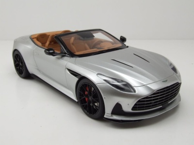 Aston Martin DB12 Volante 2023 silber Modellauto 1:18 GT Spirit