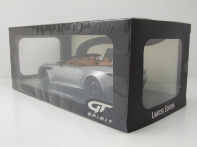Aston Martin DB12 Volante 2023 silber Modellauto 1:18 GT Spirit