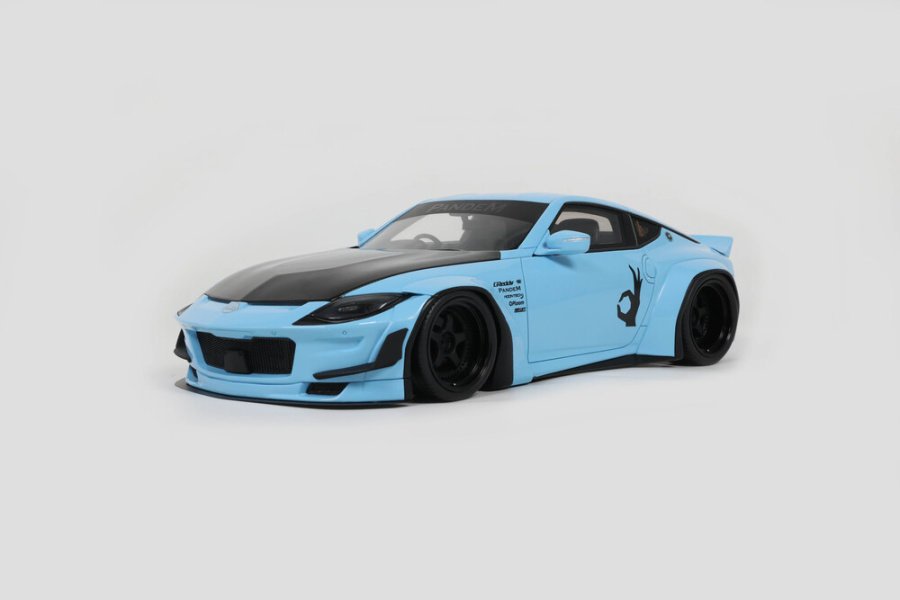 Nissan Fairlady Z by Pandem RHD 2025 blau Modellauto 1:18 GT Spirit