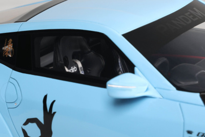 Nissan Fairlady Z by Pandem RHD 2025 blau Modellauto 1:18 GT Spirit