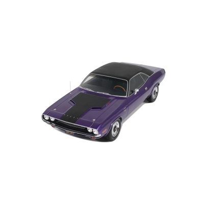 Dodge Challenger R/T 1970 plum crazy lila schwarz Modellauto 1:12 Ottomobile
