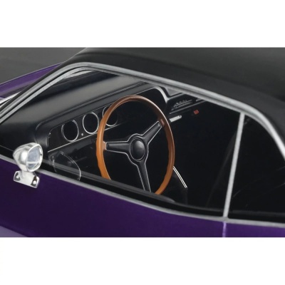 Dodge Challenger R/T 1970 plum crazy lila schwarz Modellauto 1:12 Ottomobile