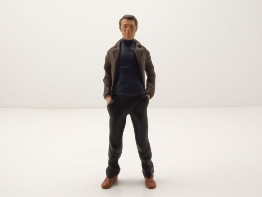 Figur Steve McQueen Bullitt für 1:12 Modelle KK Scale