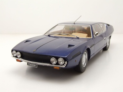 Lamborghini Espada S2 1970 dunkelblau metallic Modellauto...
