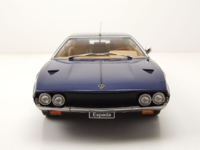 Lamborghini Espada S2 1970 dunkelblau metallic Modellauto 1:18 KK Scale