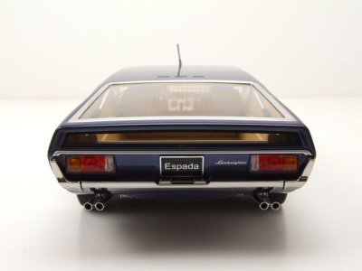 Lamborghini Espada S2 1970 dunkelblau metallic Modellauto 1:18 KK Scale
