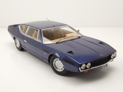 Lamborghini Espada S2 1970 dunkelblau metallic Modellauto 1:18 KK Scale
