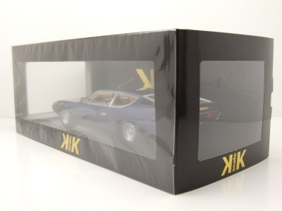 Lamborghini Espada S2 1970 dunkelblau metallic Modellauto 1:18 KK Scale