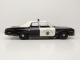 Dodge Monaco California Highway Patrol Police 1974 schwarz weiß Modellauto 1:18 KK Scale
