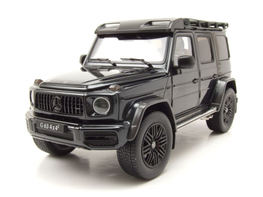 Mercedes AMG G63 G-Modell G-Klasse W463 4x4 2022 schwarz metallic Modellauto 1:18 iScale