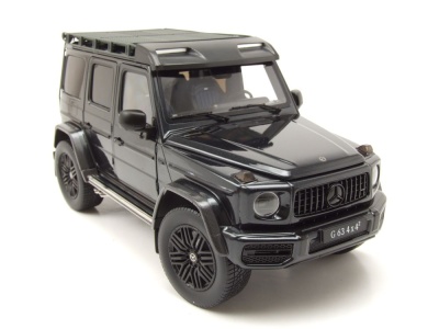 Mercedes AMG G63 G-Modell G-Klasse W463 4x4 2022 schwarz metallic Modellauto 1:18 iScale