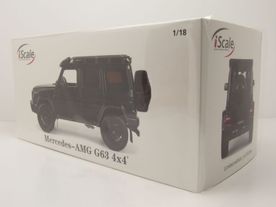 Mercedes AMG G63 G-Modell G-Klasse W463 4x4 2022 schwarz metallic Modellauto 1:18 iScale