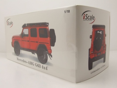 Mercedes AMG G63 G-Modell G-Klasse W463 4x4 2022 kupfer metallic Modellauto 1:18 iScale