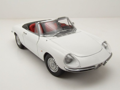 Alfa Romeo 1600 Duetto Spider 1966 weiß Modellauto 1:18 Touring Modelcars