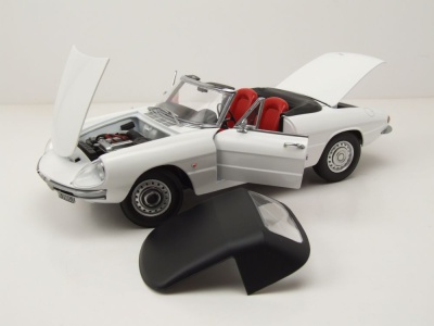 Alfa Romeo 1600 Duetto Spider 1966 weiß Modellauto 1:18 Touring Modelcars