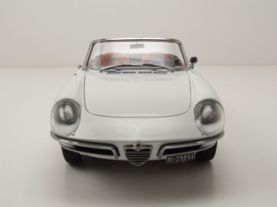 Alfa Romeo 1600 Duetto Spider 1966 weiß Modellauto 1:18 Touring Modelcars