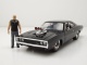 Dodge Charger R/T 1970 schwarz Fast & Furious mit Dom Figur Modellauto 1:24 Jada Toys