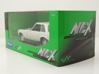 Mercedes 230 SL Pagode W113 weiß Modellauto 1:24 Welly