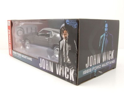 Ford Mustang 1969 grau John WIck Modellauto 1:18 Auto World