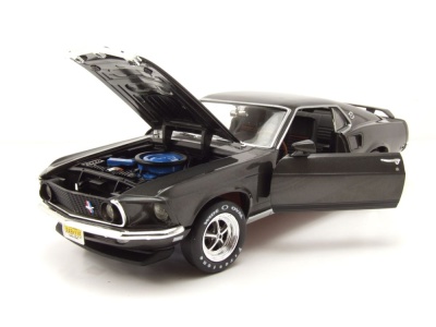 Ford Mustang 1969 grau John WIck Modellauto 1:18 Auto World