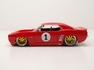 Chevrolet Camaro #1 1969 rot Fast & Furious Modellauto 1:24 Jada Toys