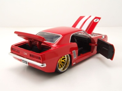 Chevrolet Camaro #1 1969 rot Fast & Furious Modellauto 1:24 Jada Toys