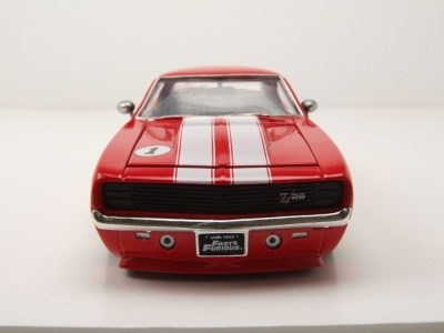 Chevrolet Camaro #1 1969 rot Fast & Furious Modellauto 1:24 Jada Toys