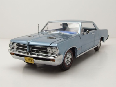Pontiac GTO 1964 blau Modellauto 1:18 Sun Star