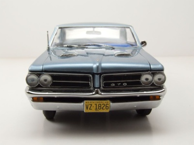 Pontiac GTO 1964 blau Modellauto 1:18 Sun Star