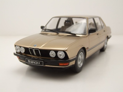 BMW 520i E28 1987 gold metallic Modellauto 1:18 ixo models