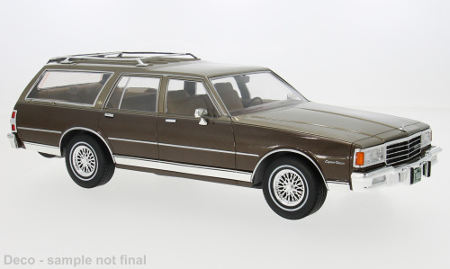 Chevrolet Caprice Estate Wagon Kombi 1985 braun Modellauto 1:18 MCG