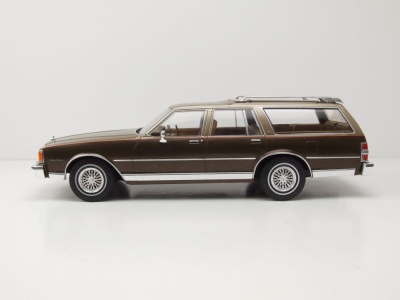 Chevrolet Caprice Estate Wagon Kombi 1985 braun Modellauto 1:18 MCG