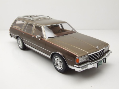 Chevrolet Caprice Estate Wagon Kombi 1985 braun Modellauto 1:18 MCG