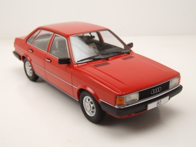 Audi 80 B2 1978 rot Modellauto 1:18 MCG