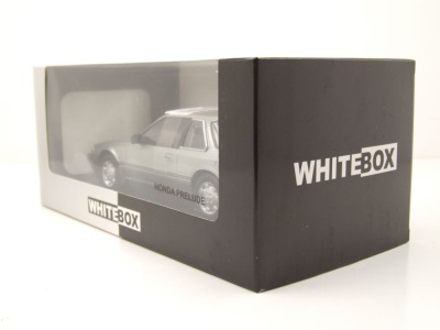Honda Prelude RHD 1985 grau metallic Modellauto 1:24 Whitebox
