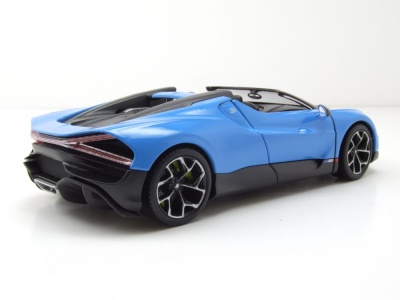 Bugatti W16 Mistral blau Modellauto 1:24 Welly