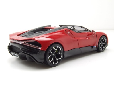 Bugatti W16 Mistral rot Modellauto 1:24 Welly