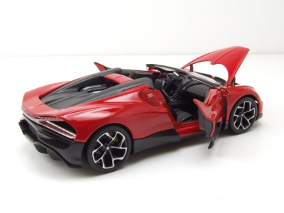 Bugatti W16 Mistral rot Modellauto 1:24 Welly