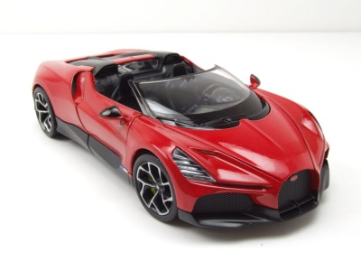 Bugatti W16 Mistral rot Modellauto 1:24 Welly