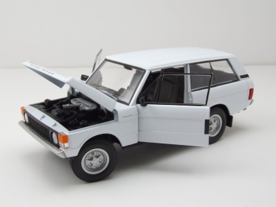 Land Rover Range Rover 1970 weiß Modellauto 1:24 Welly