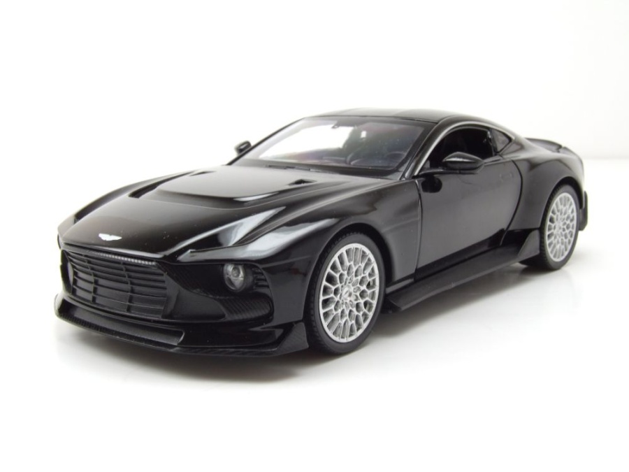 Aston Martin Valour schwarz Modellauto 1:24 Welly