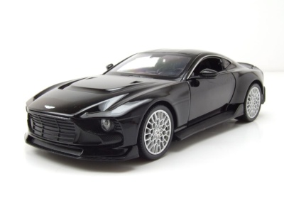 Aston Martin Valour schwarz Modellauto 1:24 Welly
