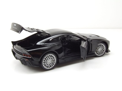 Aston Martin Valour schwarz Modellauto 1:24 Welly