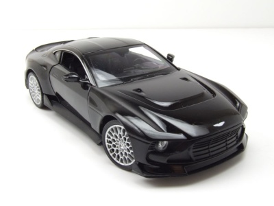 Aston Martin Valour schwarz Modellauto 1:24 Welly