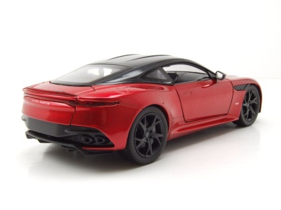 Aston Martin DBS rot schwarz Modellauto 1:24 Welly