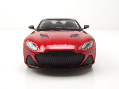 Aston Martin DBS rot schwarz Modellauto 1:24 Welly