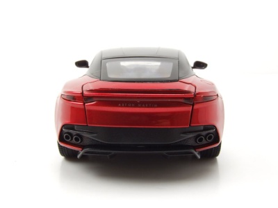 Aston Martin DBS rot schwarz Modellauto 1:24 Welly
