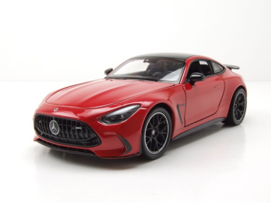 Mercedes AMG GT rot metallic schwarz Modellauto 1:24 Welly