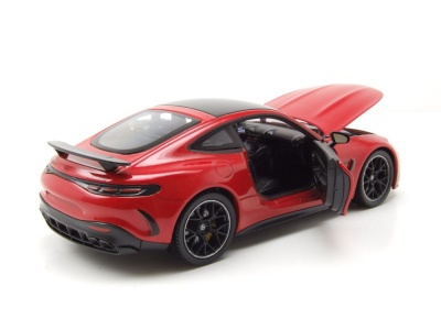 Mercedes AMG GT rot metallic schwarz Modellauto 1:24 Welly