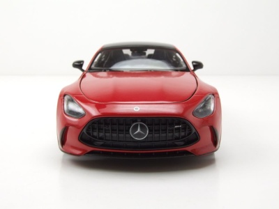 Mercedes AMG GT rot metallic schwarz Modellauto 1:24 Welly